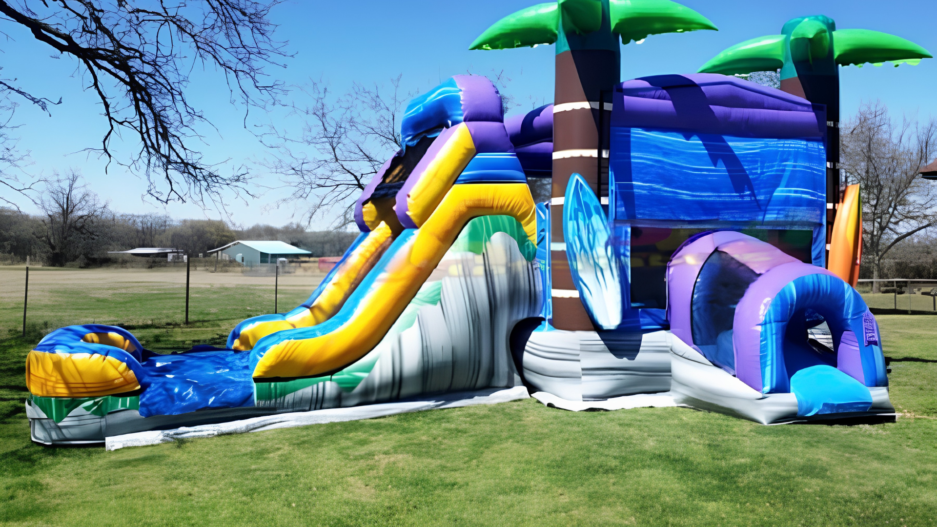 Hawaiian Wet/Dry Combo inflatable